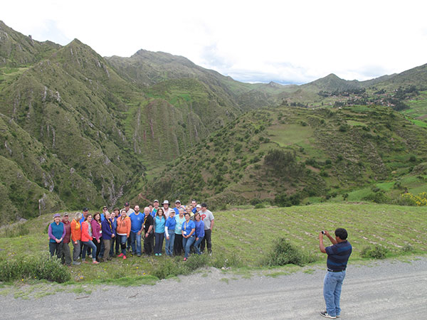 Our group at 12,000+ feet near Casa Ccunca, Peru