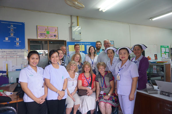 Mental health wing of the hospital in Chiang Mai, Thailand